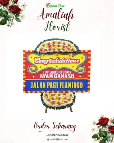 Bunga Papan Congratulation di Sabangau